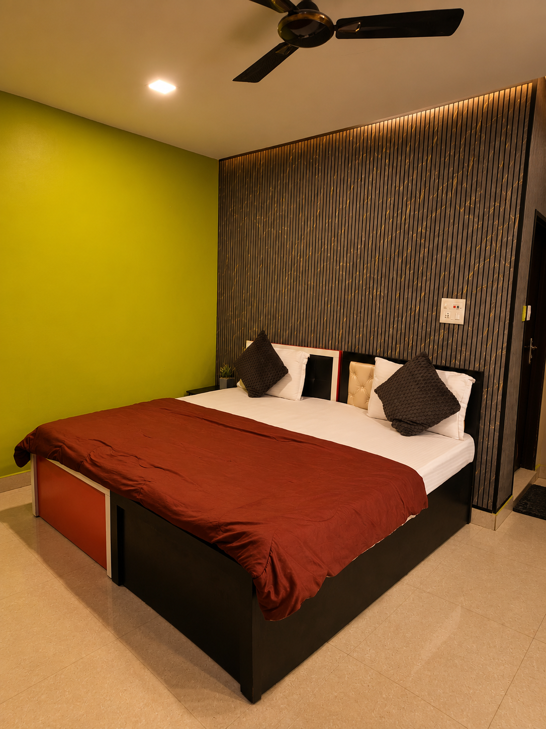 Sai Cottage AC Bedroom
